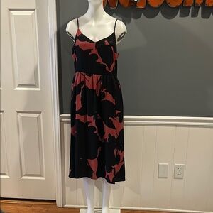 Loft Elegant Black and Pink Women's Dress